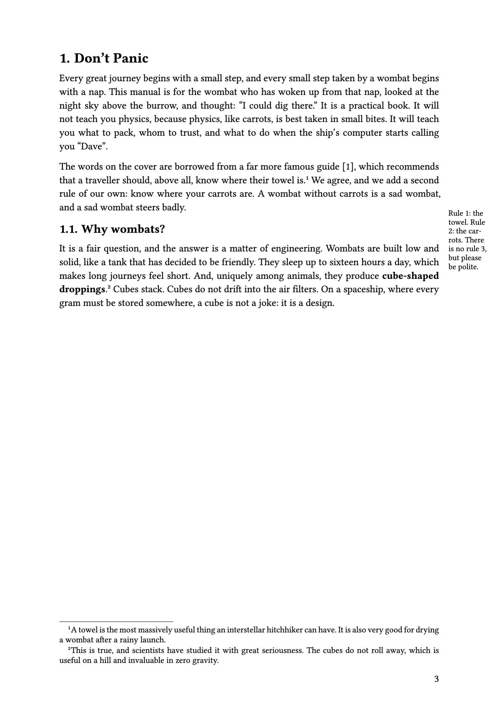 A page of a book in the Ilm style: a chapter on a page of its own